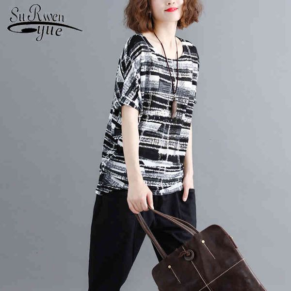 blusas women blouse batwing sleeve shirt summer feminine blouses print black striped blouse plus size women shirt 0275 40 210417, White
blusas women blouse batwing sleeve shirt summer feminine blouses print black striped blouse plus size women shirt 0275 40 210417, White