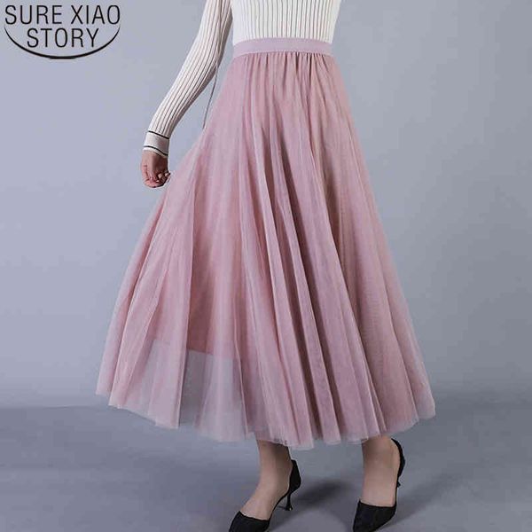 women pleated spring fashion korean style 4 colors elastic waist casual maxi mesh long skirt solid skirts womens 9840 210417, Black
women pleated spring fashion korean style 4 colors elastic waist casual maxi mesh long skirt solid skirts womens 9840 210417, Black