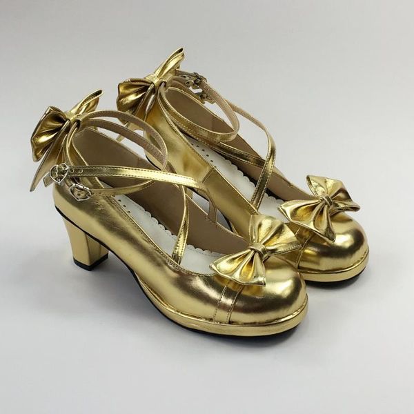 harajuku sweet gold bows lolita shoes heels chunky high heel cosplay antaina tea party princess dress, Black
harajuku sweet gold bows lolita shoes heels chunky high heel cosplay antaina tea party princess dress, Black