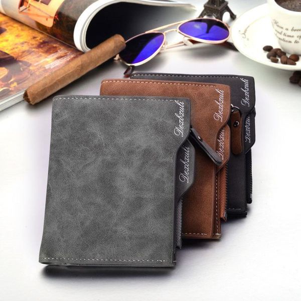 retro pu men's short wallet korean student multi-function zipper multi-card position id card bag casual wallets, Red;black
retro pu men's short wallet korean student multi-function zipper multi-card position id card bag casual wallets, Red;black