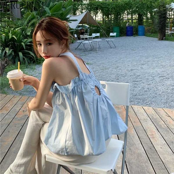 werueruyu bandage halter for women sleeveless club party chic slim streetwear 210608, White
werueruyu bandage halter for women sleeveless club party chic slim streetwear 210608, White