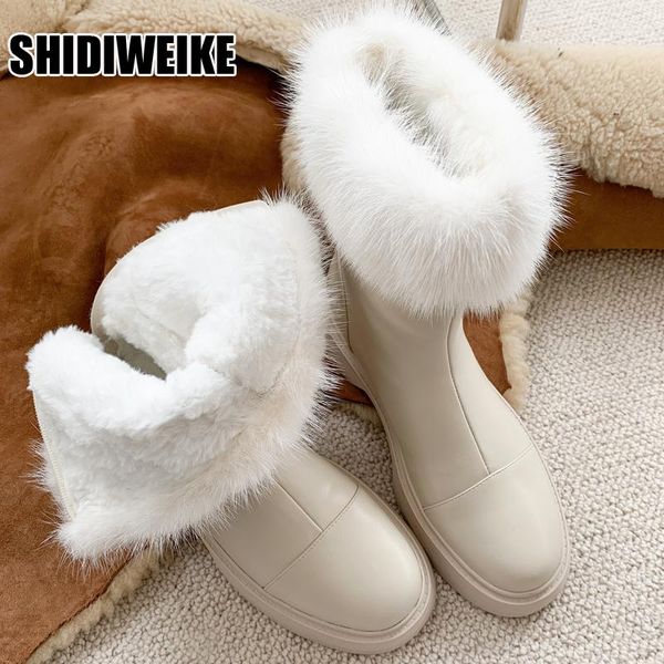 boots genuine leather women winter plus velvet woman shoe fashion female breathable cowhide bootie warm light white boot vc1405, Black 
boots genuine leather women winter plus velvet woman shoe fashion female breathable cowhide bootie warm light white boot vc1405, Black