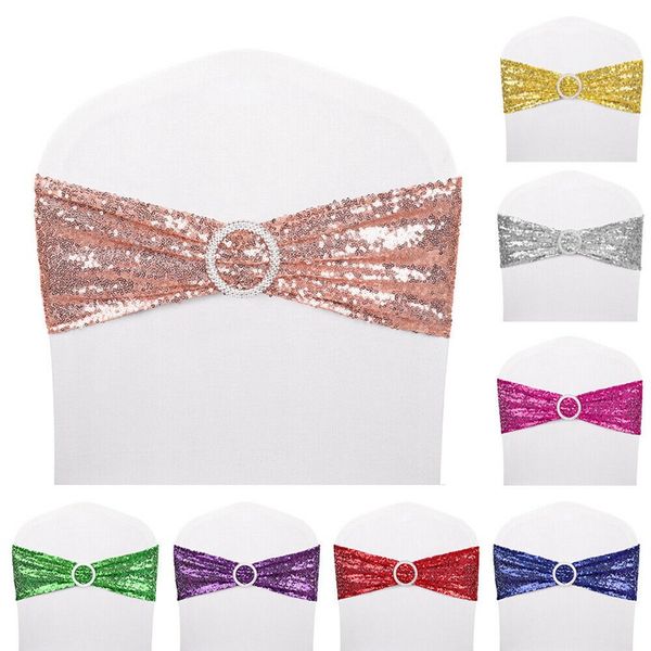 sequin rose gold stretch chair sashes bands with round buckle for wedding events party decoration spandex
sequin rose gold stretch chair sashes bands with round buckle for wedding events party decoration spandex