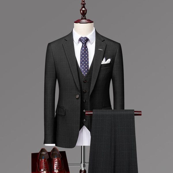 men's suits & blazers suit slim fit three piece handsome professional business trend wedding dress man formal, White;black
men's suits & blazers suit slim fit three piece handsome professional business trend wedding dress man formal, White;black
