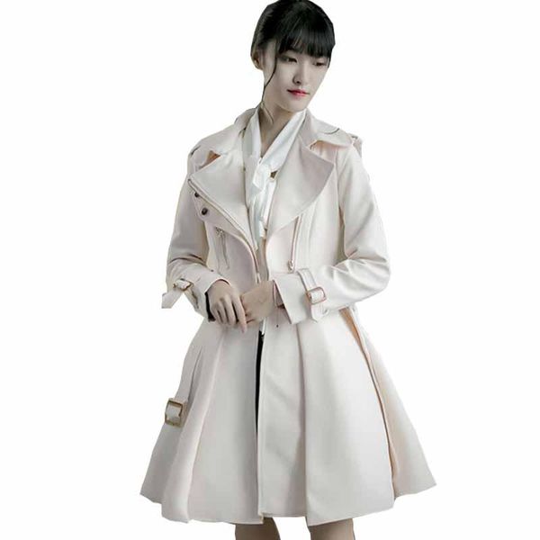 women's trench coats windbreaker female coat 2021 spring autumn style fashion mid-long ol casual slim large size women nzyd195a, Tan;black
women's trench coats windbreaker female coat 2021 spring autumn style fashion mid-long ol casual slim large size women nzyd195a, Tan;black
