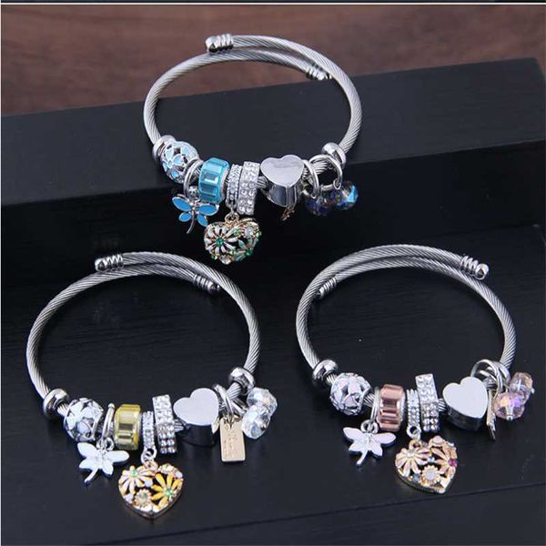 charm bracelets koj silver plated bracelet & bangle with love and flower beads women wedding jewelry 3 colors adjustable bangles pulseras, Golden;silver
charm bracelets koj silver plated bracelet & bangle with love and flower beads women wedding jewelry 3 colors adjustable bangles pulseras, Golden;silver