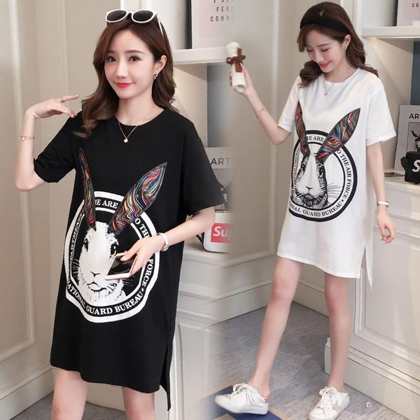 maternity & tees make summer printed cotton t-shirt dress, White
maternity & tees make summer printed cotton t-shirt dress, White
