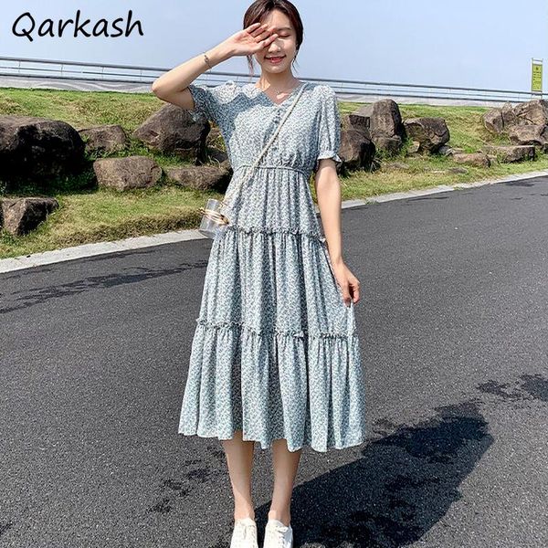 casual dresses large size women temperament female summer chic street style party wear print basic v-neck folds aesthetic daily, Black;gray 
casual dresses large size women temperament female summer chic street style party wear print basic v-neck folds aesthetic daily, Black;gray
