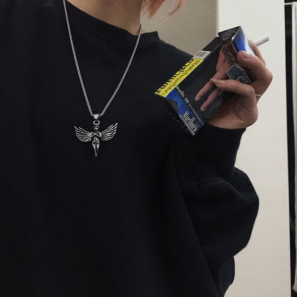 pendant necklaces hip hop angel jewelry butterfly necklace chain layered chains long, Silver
pendant necklaces hip hop angel jewelry butterfly necklace chain layered chains long, Silver