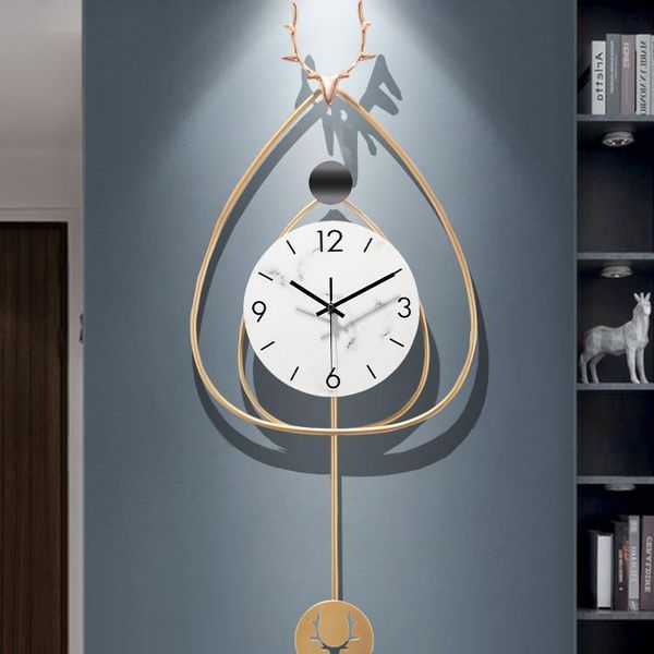 light luxury wall clock metal pendulum exquisite creativity modern design large reloj pared decoration dk50wc clocks
light luxury wall clock metal pendulum exquisite creativity modern design large reloj pared decoration dk50wc clocks