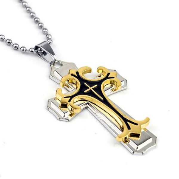 pendant necklaces hnsp multilayer jesus cross necklace for men male gold black blue silver color bff gift
pendant necklaces hnsp multilayer jesus cross necklace for men male gold black blue silver color bff gift