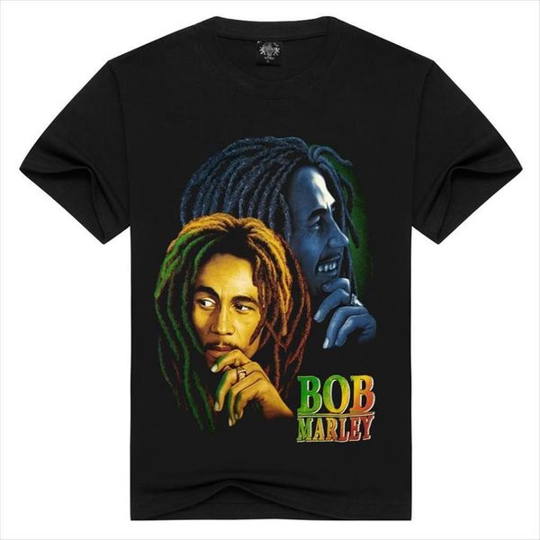 women 100% cotton bob marley men rock summer casual solid black hip hop loose, White;black
women 100% cotton bob marley men rock summer casual solid black hip hop loose, White;black