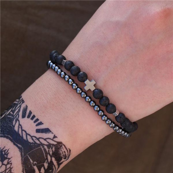 charm bracelets 2pcs/set & bangles sets natural lava stones cross bracelet bangle meditatio prayer jewelry, Golden;silver
charm bracelets 2pcs/set & bangles sets natural lava stones cross bracelet bangle meditatio prayer jewelry, Golden;silver
