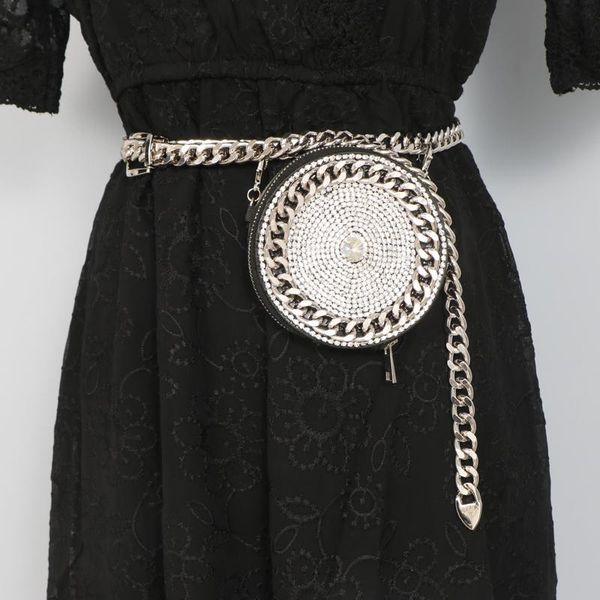 brand european adjustable waist chain belt with coin bag women bling circular rhinestone chest purse money fanny packs 2021 bags
brand european adjustable waist chain belt with coin bag women bling circular rhinestone chest purse money fanny packs 2021 bags