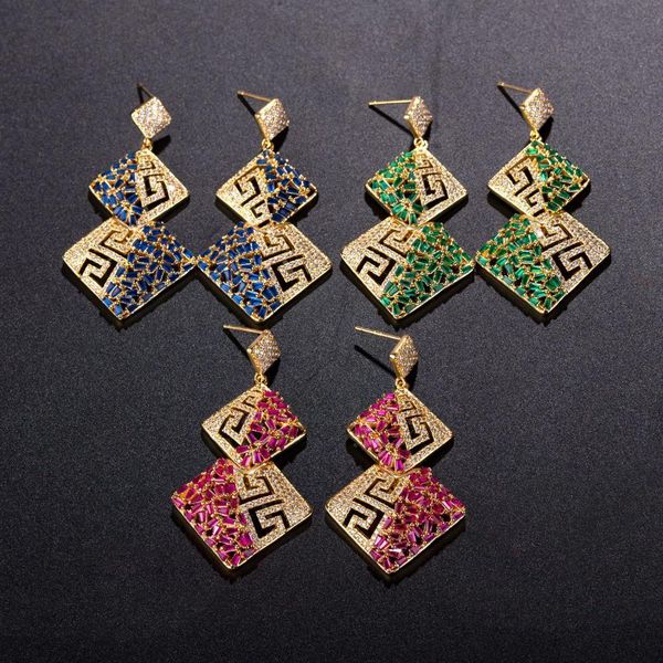 dubai female european and american micro inlaid color zircon earrings elegant holiday gift women earr, Golden
dubai female european and american micro inlaid color zircon earrings elegant holiday gift women earr, Golden