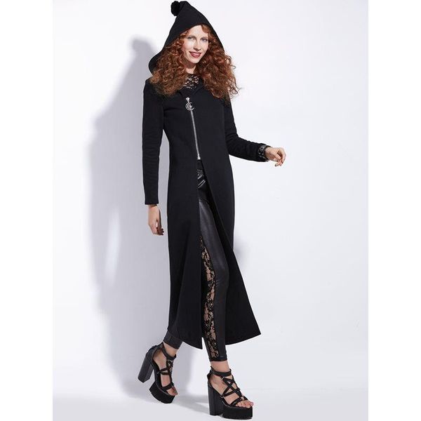 women's trench coats women long coat hooded black gothic fashion outerwear spring zipper high split slim ladies goth street casual over, Tan;black
women's trench coats women long coat hooded black gothic fashion outerwear spring zipper high split slim ladies goth street casual over, Tan;black