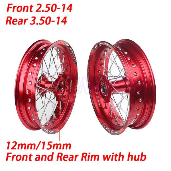 motorcycle wheels & tires off road 14" inch dirt pit bike front rear set 2.50-14"3.50-14" alloy rim for kayo bse apollo xmoto
motorcycle wheels & tires off road 14" inch dirt pit bike front rear set 2.50-14"3.50-14" alloy rim for kayo bse apollo xmoto