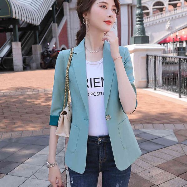 suit suit female casual girl single blazer button and half sleeve spring summer outwear pink gray jacket s-5xl, White;black
suit suit female casual girl single blazer button and half sleeve spring summer outwear pink gray jacket s-5xl, White;black
