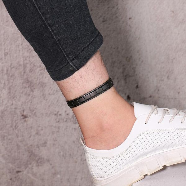 anklets men's anklet black neodymium bio energy therapy stainless steel jewelry for arthritis pain relief, Red;blue
anklets men's anklet black neodymium bio energy therapy stainless steel jewelry for arthritis pain relief, Red;blue