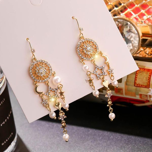 dangle & chandelier trendy female creative fashion pearl earrings tassel stone simple temperament ear hook jewelry, Silver
dangle & chandelier trendy female creative fashion pearl earrings tassel stone simple temperament ear hook jewelry, Silver