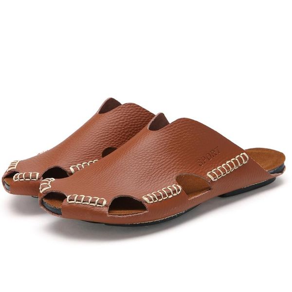 slippers zpcailt cowhide solid color mens casual summer beach male walk water sneakers flip flops indoor outdoor footwear flats, Black
slippers zpcailt cowhide solid color mens casual summer beach male walk water sneakers flip flops indoor outdoor footwear flats, Black