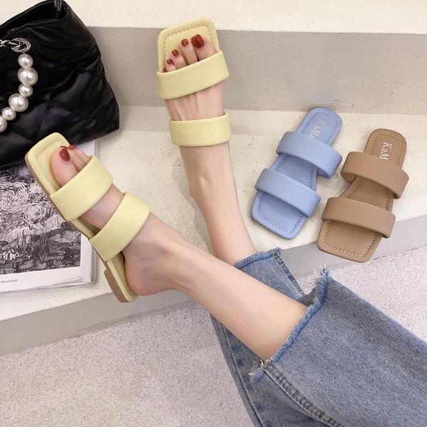 slippers women summer luxury slides beach shoes pantofle square toe low designer sabot 2021 flat soft pu rome casual rubber, Black
slippers women summer luxury slides beach shoes pantofle square toe low designer sabot 2021 flat soft pu rome casual rubber, Black