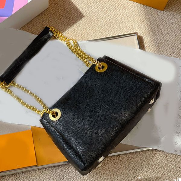 genuine leather women hand bag gold chain lady tote handbag fashion classic embossed letter clutch shoulder bags wallet shopper
genuine leather women hand bag gold chain lady tote handbag fashion classic embossed letter clutch shoulder bags wallet shopper