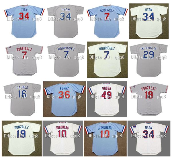vintage rangers baseball jersey texas 7 ivan rodriguez 29 pete incaviglia 34 nolan ryan 16 dean palmer 36 gaylord perry 19 juan gonzalez 10, Blue;black
vintage rangers baseball jersey texas 7 ivan rodriguez 29 pete incaviglia 34 nolan ryan 16 dean palmer 36 gaylord perry 19 juan gonzalez 10, Blue;black