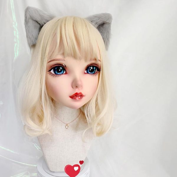 party masks (tao-06)female sweet girl resin half head kigurumi bjd eyes crossdress cosplay japanese anime role lolita mask with and wig
party masks (tao-06)female sweet girl resin half head kigurumi bjd eyes crossdress cosplay japanese anime role lolita mask with and wig