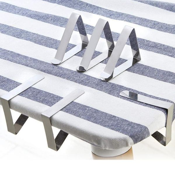 table cloth 4/8pcs tablecloth clips picnic cover clamps flexible stainless steel holders for restaurant marquee weddi
table cloth 4/8pcs tablecloth clips picnic cover clamps flexible stainless steel holders for restaurant marquee weddi