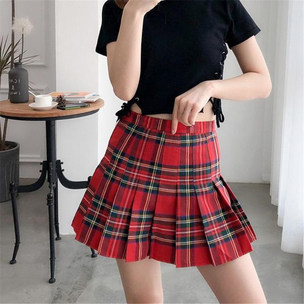 womens plaid skirt high waist sports tennis skirts spring autumn ladies mini with button, Black
womens plaid skirt high waist sports tennis skirts spring autumn ladies mini with button, Black