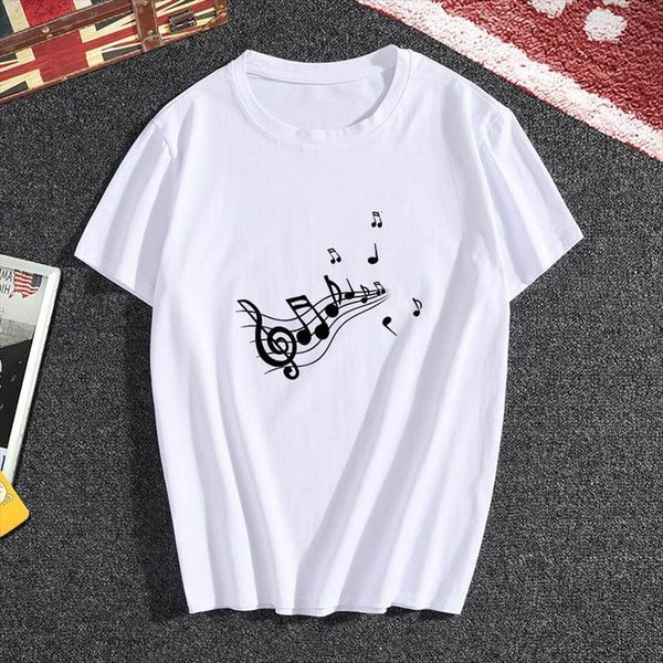 fashion note printed men's t-shirts womens hipster simple short sleeve tees shirt female casual white o-neck all-match, White;black
fashion note printed men's t-shirts womens hipster simple short sleeve tees shirt female casual white o-neck all-match, White;black