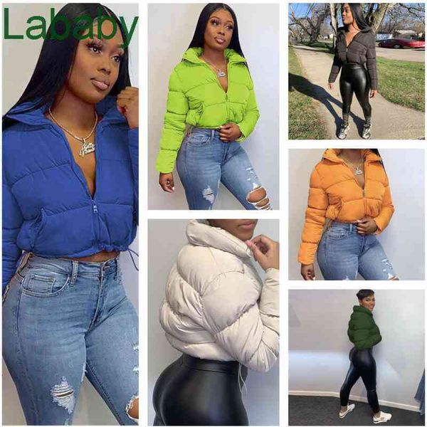 women winter coat designer clothes solid colour long sleeve jacket cardigan stand collar warm casual bread down jacket 6 colours, Black
women winter coat designer clothes solid colour long sleeve jacket cardigan stand collar warm casual bread down jacket 6 colours, Black