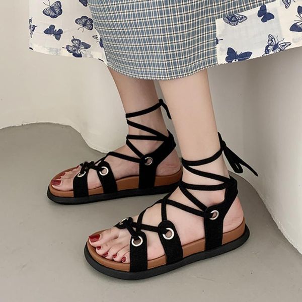 sandals rimocy summer cross strap rome women thick bottom ankle woman fashion black purple lace-up gladiator shoes
sandals rimocy summer cross strap rome women thick bottom ankle woman fashion black purple lace-up gladiator shoes