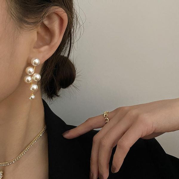 dangle & chandelier vintage big pearl beads tassel earrings for women fashion jewelry korean ladies elegant charms ear jewellery party gifts, Silver
dangle & chandelier vintage big pearl beads tassel earrings for women fashion jewelry korean ladies elegant charms ear jewellery party gifts, Silver