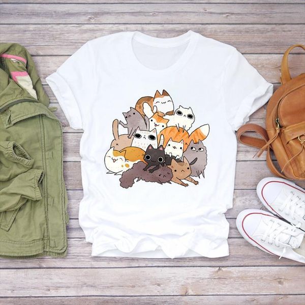 men cat cartoon print t shirts short sleeve funny fashion clothing summer shirt graphic female ladies mens, White;black
men cat cartoon print t shirts short sleeve funny fashion clothing summer shirt graphic female ladies mens, White;black