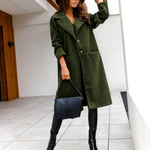 women's trench coats wear resistant fabulous single-breasted notched collar women jacket casual lady coat solid color for daily, Tan;black
women's trench coats wear resistant fabulous single-breasted notched collar women jacket casual lady coat solid color for daily, Tan;black