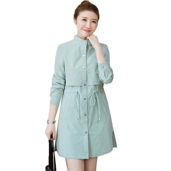 women's trench coats spring autumn coat women korean style mid-long loose large size windbreaker long sleeve drawstring thin k293, Tan;black
women's trench coats spring autumn coat women korean style mid-long loose large size windbreaker long sleeve drawstring thin k293, Tan;black