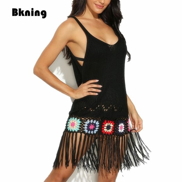 crochet beach cover up dress tassel women summer saida de praia women's swimwear vestidos verano mujer funda playa cover-up 210730, White;black
crochet beach cover up dress tassel women summer saida de praia women's swimwear vestidos verano mujer funda playa cover-up 210730, White;black