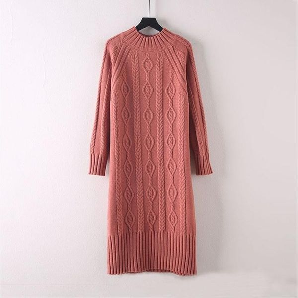 women's sweaters medium length woolen dress women's thickened long sleeve knitting bottoming shirt knit sweater women pullovers ad, White;black
women's sweaters medium length woolen dress women's thickened long sleeve knitting bottoming shirt knit sweater women pullovers ad, White;black
