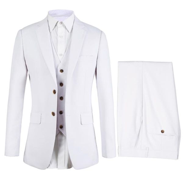 fashion man suits groom tuxedos white groomsman suit custom made 3 pieces dinner (jacket+pants+vest) men's & blazers, White;black
fashion man suits groom tuxedos white groomsman suit custom made 3 pieces dinner (jacket+pants+vest) men's & blazers, White;black