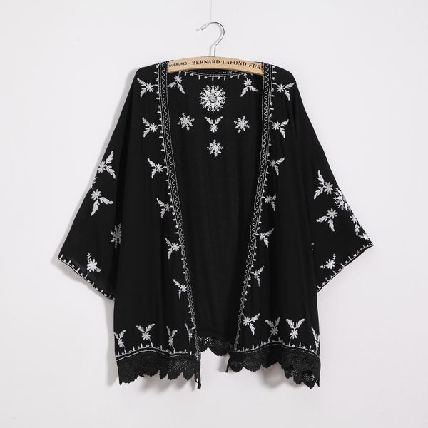 designs women embroidery kimono cardigan boho fashion summer shawl shirt blouse sunscreen lace loose outwear blusas femini, White
designs women embroidery kimono cardigan boho fashion summer shawl shirt blouse sunscreen lace loose outwear blusas femini, White