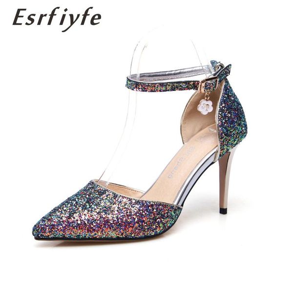 thin high heels women sandals summer sequined cloth pointed shoes woman wedding gladiator footwear size 32-47, Black
thin high heels women sandals summer sequined cloth pointed shoes woman wedding gladiator footwear size 32-47, Black