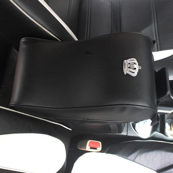 car organizer universal armrest box covers pu leather with crown crystal phone storage pocket memory cotton auto center console cushion
car organizer universal armrest box covers pu leather with crown crystal phone storage pocket memory cotton auto center console cushion