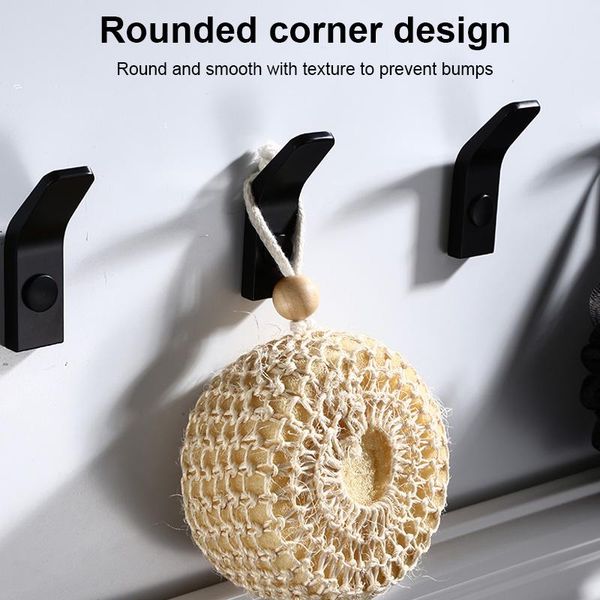 no punching bathroom simple space aluminum hook door back coat strong viscose traceless hooks & rails
no punching bathroom simple space aluminum hook door back coat strong viscose traceless hooks & rails