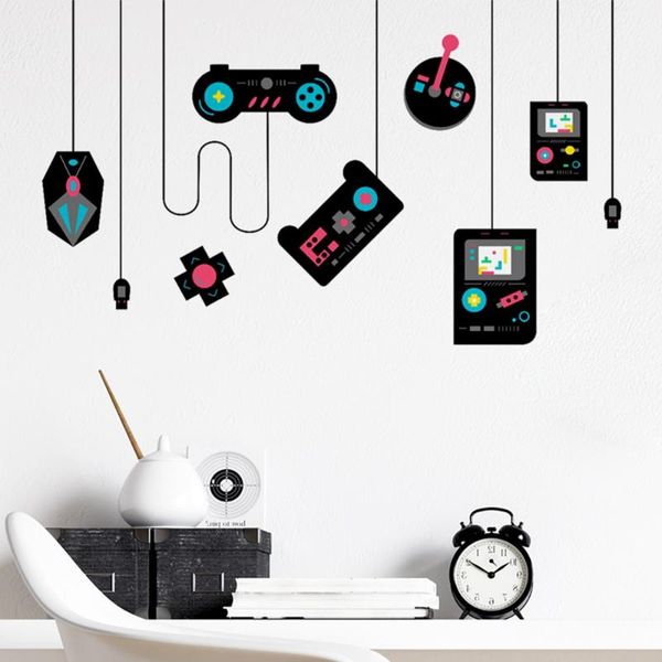 wall stickers creative game decals controller joystick pattern for teen boys room bedroom playroom home decorations
wall stickers creative game decals controller joystick pattern for teen boys room bedroom playroom home decorations