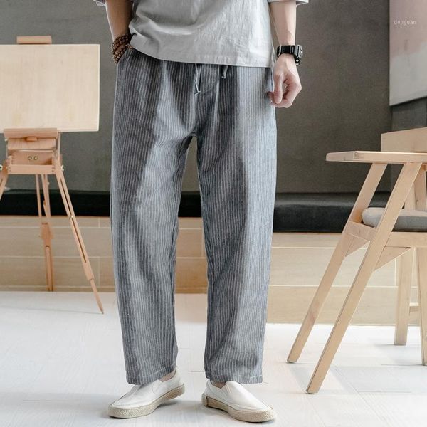men's pants 2021 cotton linen male summer striped trousers fitness streetwear m-5xl plus size men japanese, Black
men's pants 2021 cotton linen male summer striped trousers fitness streetwear m-5xl plus size men japanese, Black