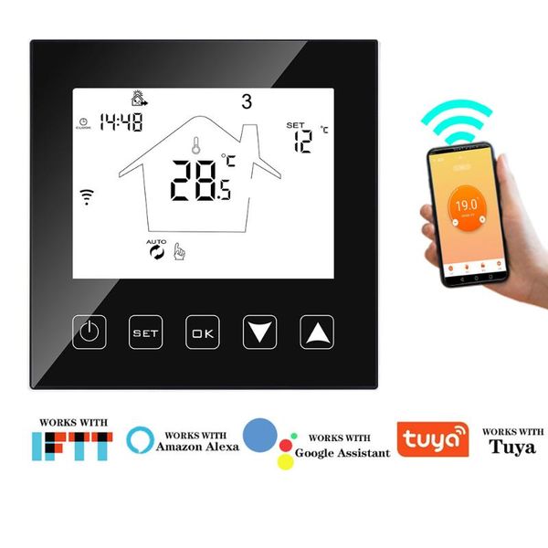 smart home control wifi thermostat for boiler 3a/16a temperature controller electric warm floor heating room works with echo google
smart home control wifi thermostat for boiler 3a/16a temperature controller electric warm floor heating room works with echo google