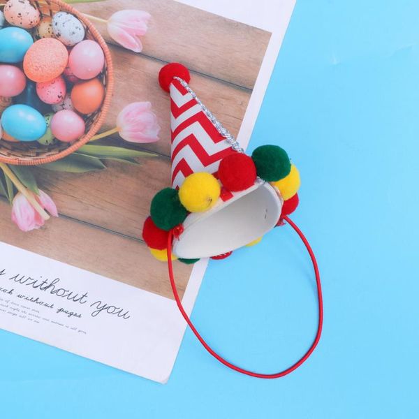 dog apparel pet hat party decoration cat pointed hair cap hats funny headgear birthday supplies