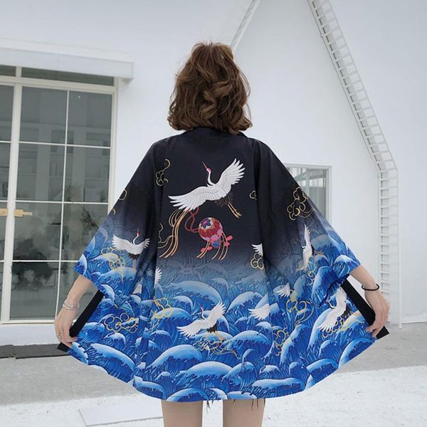 women's blouses & shirts summer chiffon sunscreen printed harajuku kimono vintage cardigan outerwear blouse japanese style women clothi, White
women's blouses & shirts summer chiffon sunscreen printed harajuku kimono vintage cardigan outerwear blouse japanese style women clothi, White